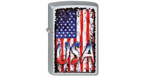 205 USA flag - Зажигалка ZIPPO